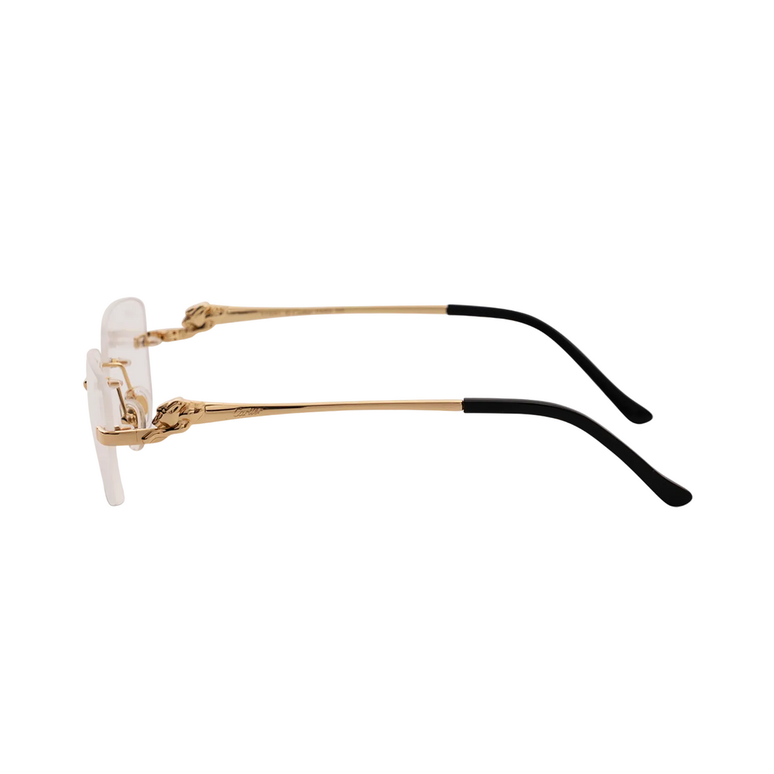 Cartier Panthere frame Clear Lens Glasses