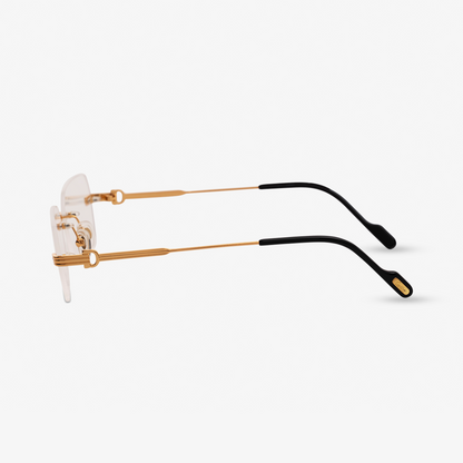 Cartier C frame Clear Lens Glasses